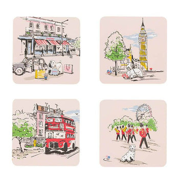 Cath Kidston Billie Goes To Town Coasters