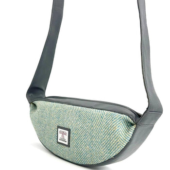 maccessori - Harris Tweed Sling Cross Body Bag Turquoise