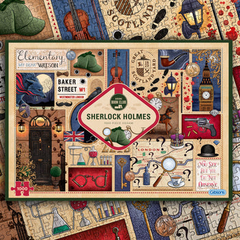 Gibsons Games Inc - Sherlock Holmes - Book Club 1000 Piece Jigsaw Puzzle