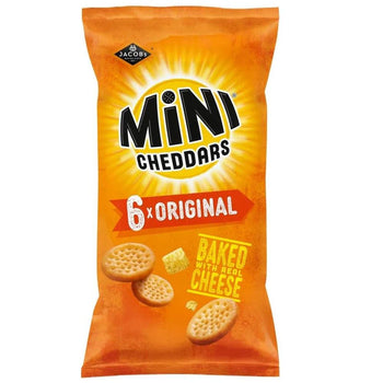 Jacobs Mini Cheddars Original 6 Pack. 6x23g