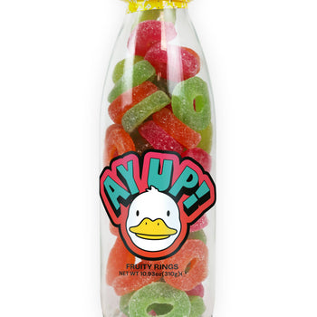 Treat Kitchen - "Ay Up Me Duck" - Charity Support Sweet Message Bottle Vegan