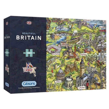 Gibsons Games Inc - Beautiful Britain1000 Piece Jigsaw Puzzle