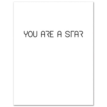 THE FOUND - Bowie You Are a Star Birthday Card