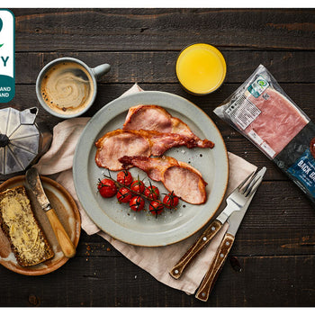 Donnelly Traditional Cured Irish Back Bacon Large Pack 454g (16oz) - 1lb Ship Weight