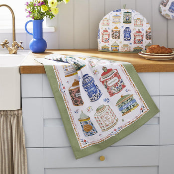 Ulster Weavers Cotton Tea Towel - Tea Tins