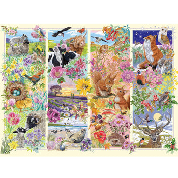 Gibsons Games Inc - Through the Seasons 1000 Piece Jigsaw Puzzle