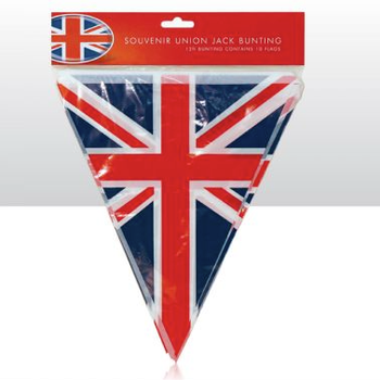 Generise Bunting Union Jack PVC 10 Flags/12FT