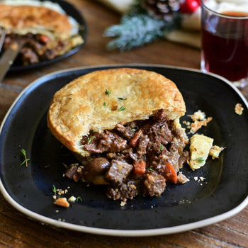 Pouch Pie Beef Bourguignon Pie 9oz - Ship Weight 1/2lb
