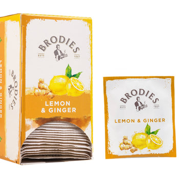 Brodies Lemon & Ginger Tea Infusion (Tag/Envelope)