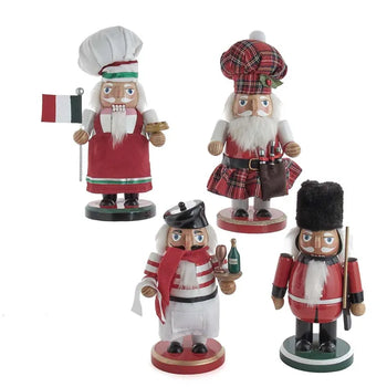 Kurt S. Adler, Inc. - 8inch  International Nutcracker Assortment, 4 Assorted 1 Piece