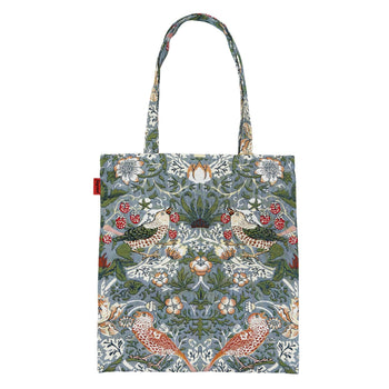 Signare Tapestry - William Morris Strawberry Thief Grey - Flat Bag