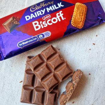 Cadbury Dairy Milk Biscoff Large Sharing Chocolate Bar 350g