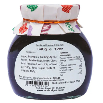 Mrs Bridges Seedless Bramble Preserve 340g