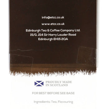 Edinburgh Tea Co. Whisky Flavoured Black Tea - 25 Tagged & Wrapped Bags