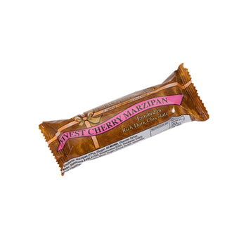 Quiggins Dark Chocolate and Cherry Marzipan Bar For Christmas 50g
