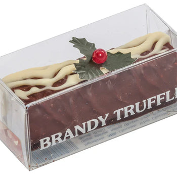 Quiggins Brandy Truffle Yule Log 50g