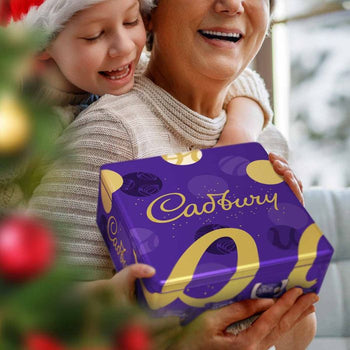 Cadbury Dairy Milk Mixed Chunk Tin For Christmas 600g