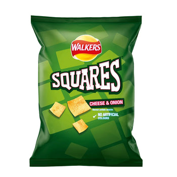 Walkers Cheese and Onion Squares 27.5g
