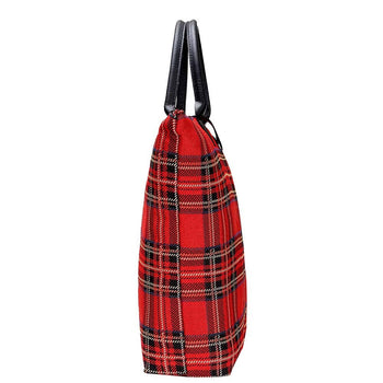 Signare Tapestry - Royal Stewart Tartan Foldaway Bag