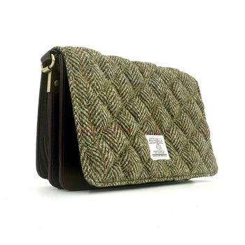 maccessori - Harris Tweed Quilt Shoulder Bag Country Green