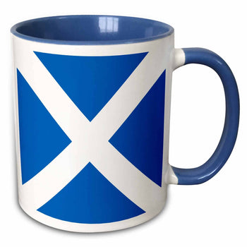 Mug 15oz - Two-Tone Blue Saltire Mug