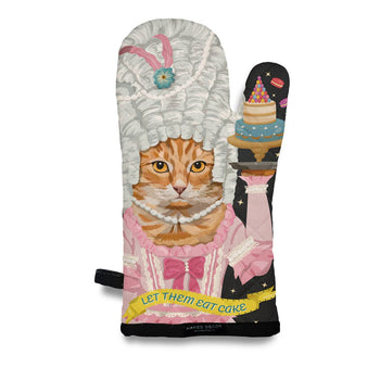 Naked Decor - Orange Tabby - Marie Antoinette Let Them Eat Cake Oven Mitt