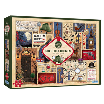 Gibsons Games Inc - Sherlock Holmes - Book Club 1000 Piece Jigsaw Puzzle