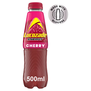 Lucozade Energy Cherry Glucose Drink 500ml