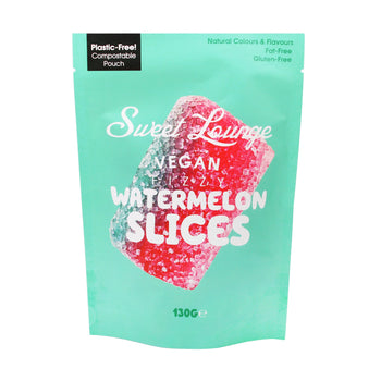Sweet Lounge - Vegan Fizzy Watermelon Slices (plastic-free) 130g