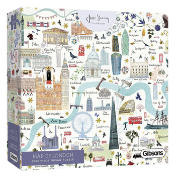 Gibsons Games Inc - Map of London 1000 Piece Jigsaw Puzzle