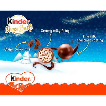 Kinder Milk Chocolate Crisp Choco Balls 90g