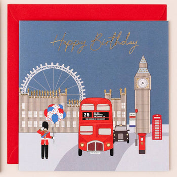 Birthday London Card The Houses of Parliament