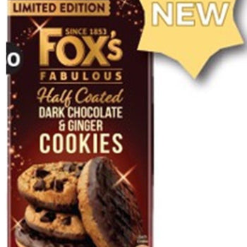 Fox's Limited Edition Fabulous Dark Chocolate and Ginger Cookies 175g