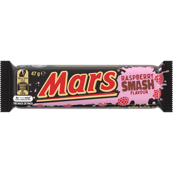 Limited Edition Mars Raspberry Smash Bar 47g