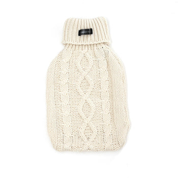Hot Water Bottle Insert & Cover - Cream