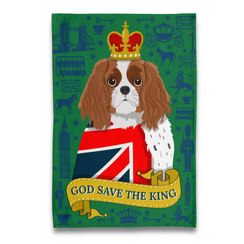 Naked Decor - God Save the King Charles Spaniel Cavalier Tea Towel