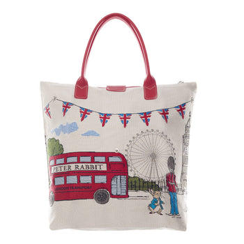 Signare Tapestry - Victorian Peter Rabbit ™ Foldaway Bag