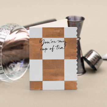 Toasted Crumpet - You're my Cup of Tea Card (Cello-Free)