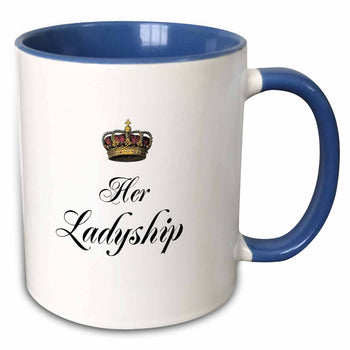 Mug 11oz - Two-Tone Blue Her Ladyship Mug