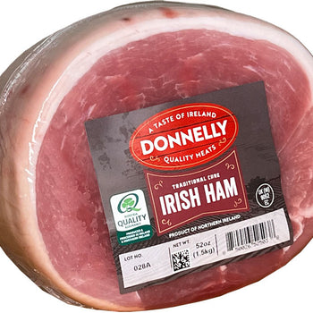 Donnelly Imported Cured Irish Ham - 1.5kg.  2lb ship weight.