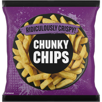 Iceland Ridiculously Crispy Chunky Chips Large Bag 1.2kg - 1.5lb Ship Weight