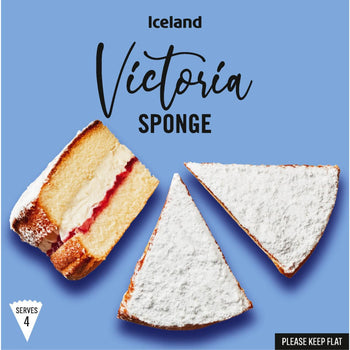 Iceland Victoria Cream Sponge Cake - 1lb Ship Weight