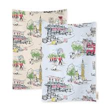 Cath Kidston Billie Goes To Town Tea Towels