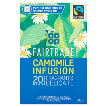 CO OP Fairtrade Camomile Tea - 20 Bags