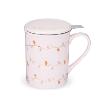 Pinky Up - Annette Christmas Lights Mug & Infuser