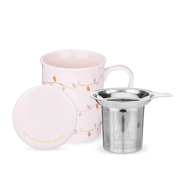 Pinky Up - Annette Christmas Lights Mug & Infuser