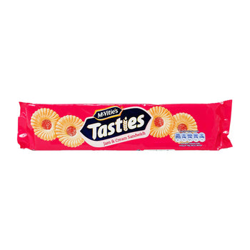 Mcvities Tasties Jam and Cream Sandwich 150g