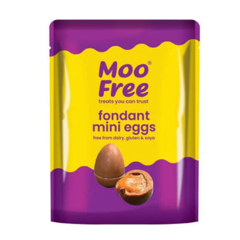 Moo Free Vegan and Gluten Free Fondant Filled Mini Eggs 84g