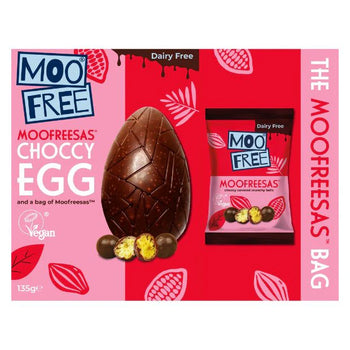 Moo Free Moofreesas Chocolate Egg With Bar 135g