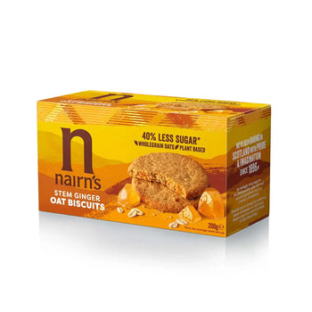 Nairns Stem Ginger Oat Biscuits 200g